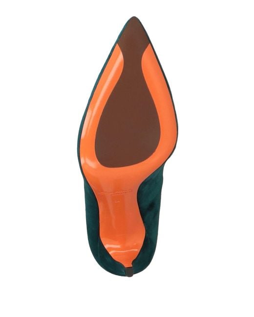 Santoni Green Pumps