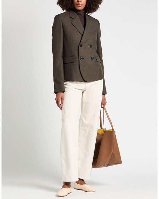 Loewe Brown Blazer Mohair Wool, Wool