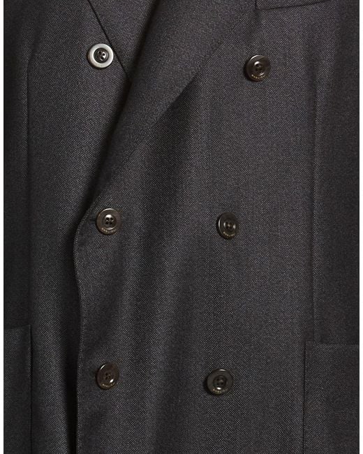 Boglioli Black Blazer Virgin Wool for men