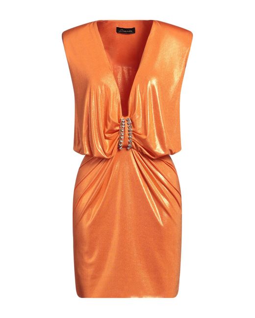 Dramée Orange Mini Dress