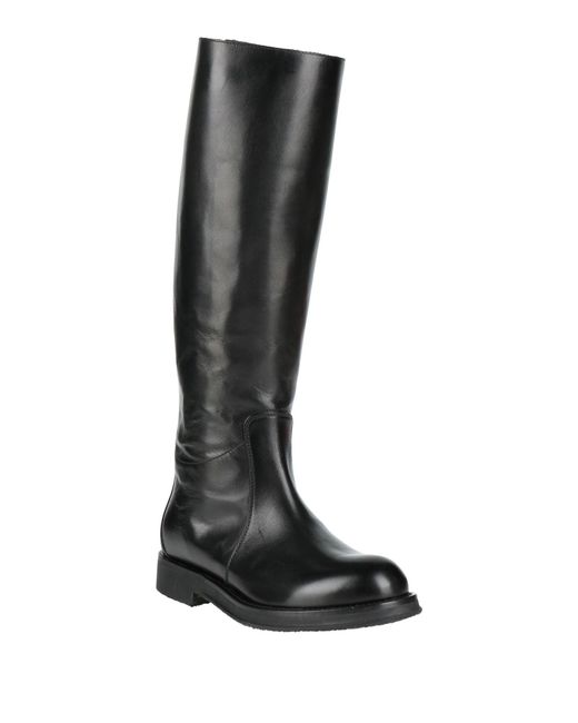Alberto Fasciani Black Boot Leather