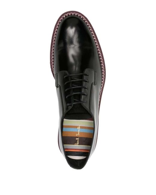 Zapatos de cordones Paul Smith de hombre de color Black