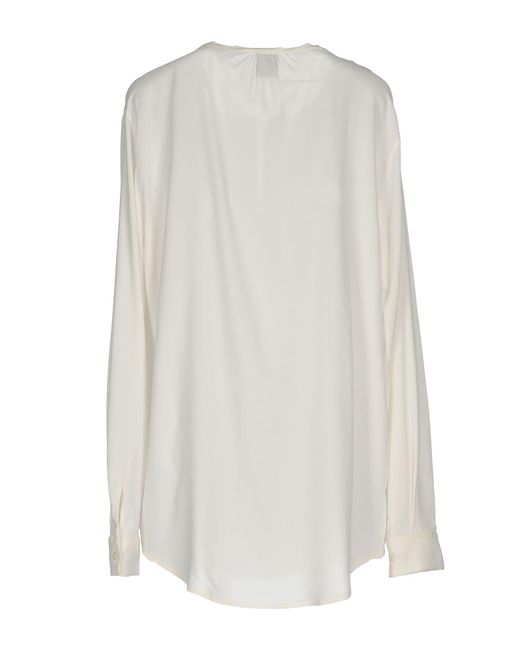 Pinko White Top Viscose, Elastane