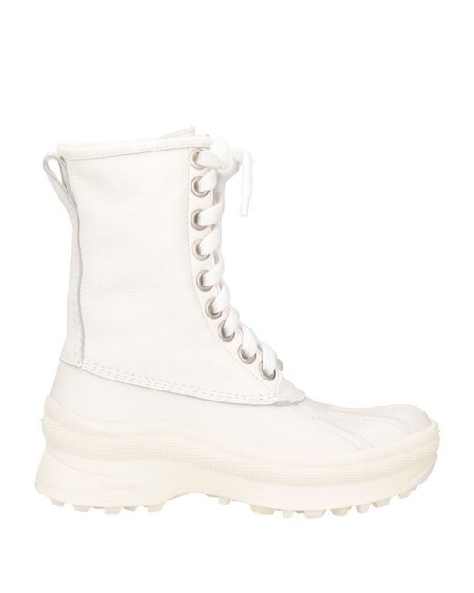 Jil Sander Natural Ankle Boots