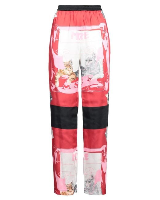 MSGM Red Trouser