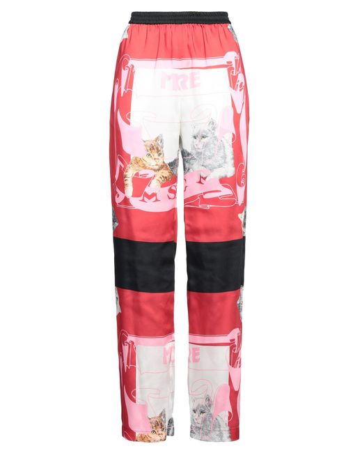 MSGM Red Trouser