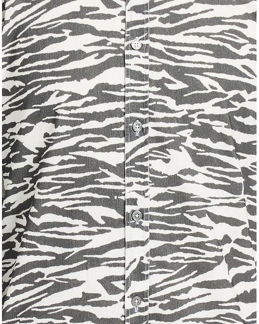 Messagerie Gray Patrizio Piscaglia Shirt Cotton for men