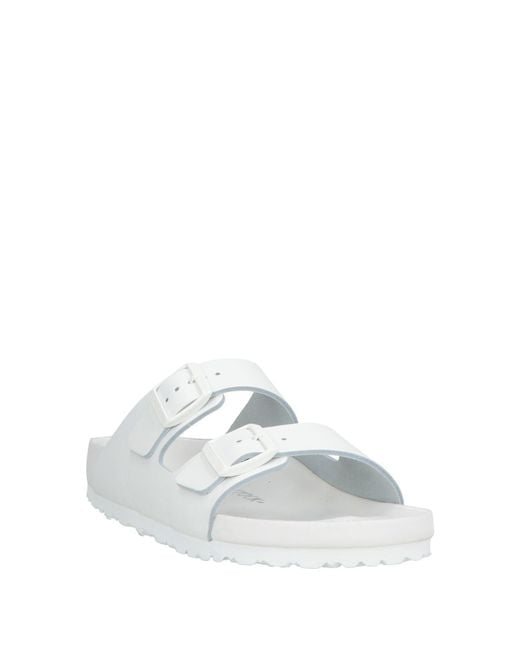 Birkenstock White Sandals Leather