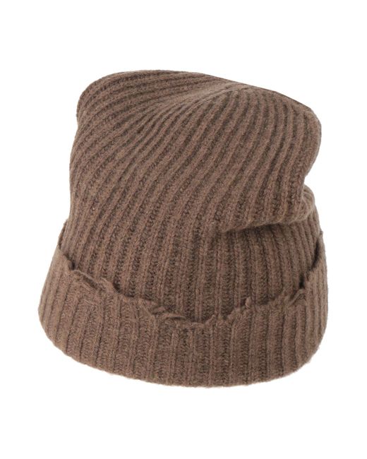 Grifoni Brown Hat Virgin Wool
