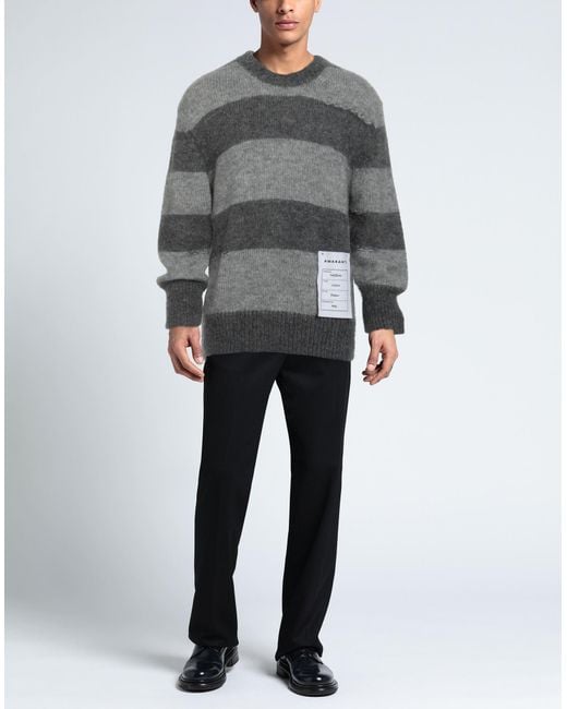 Amaranto Gray Sweaters for men
