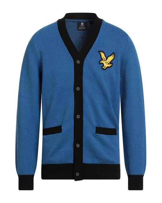 Lyle & Scott Blue Cardigan for men