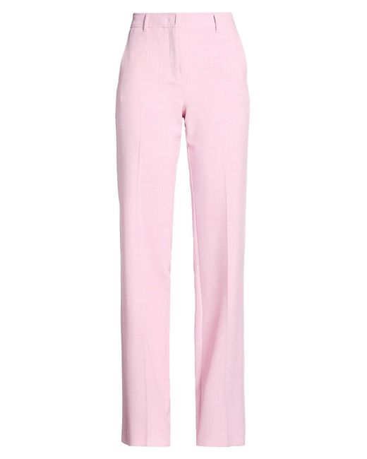 Marella Pink Pants Polyester, Elastane