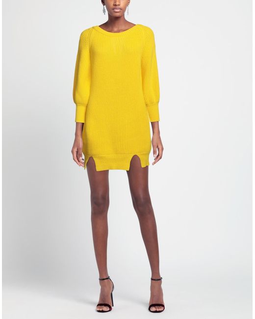 Crida Milano Yellow Mini Dress