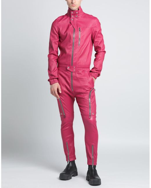 Rick Owens Pink Jumpsuit for men