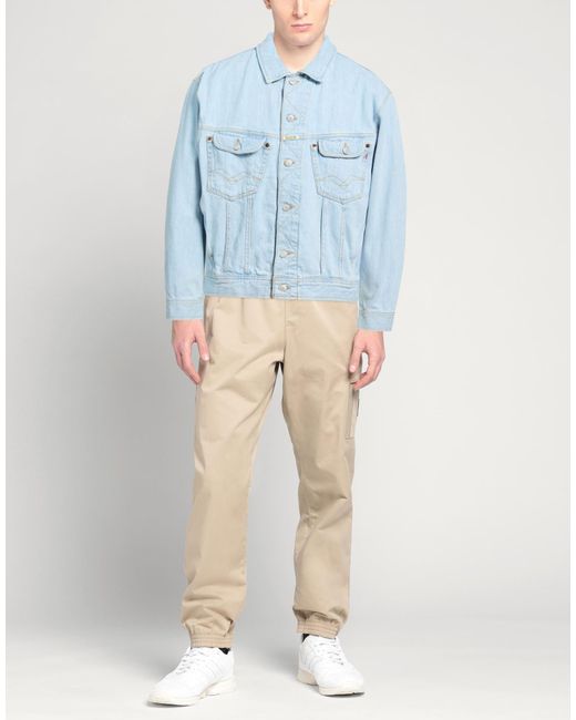 Replay Blue Denim Outerwear for men