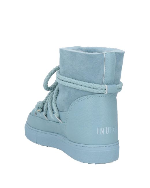 Inuikii Blue Ankle Boots