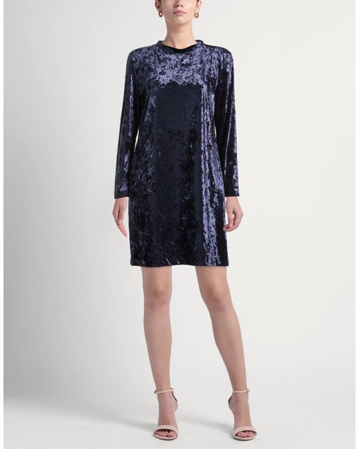 Niu Blue Midnight Mini Dress Polyester, Elastane