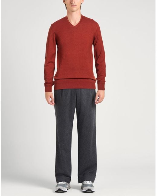 SEVENTY VENEZIA Red Sweaters for men