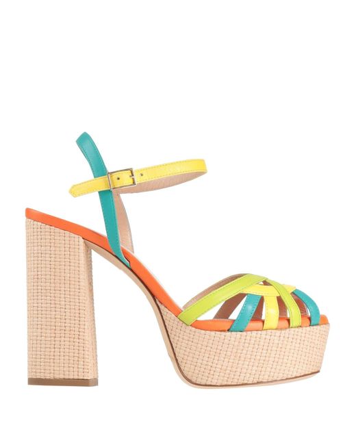 Ernesto Esposito Metallic Sandals
