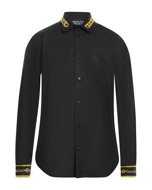 Camisa Versace Jeans Couture de hombre de color Black