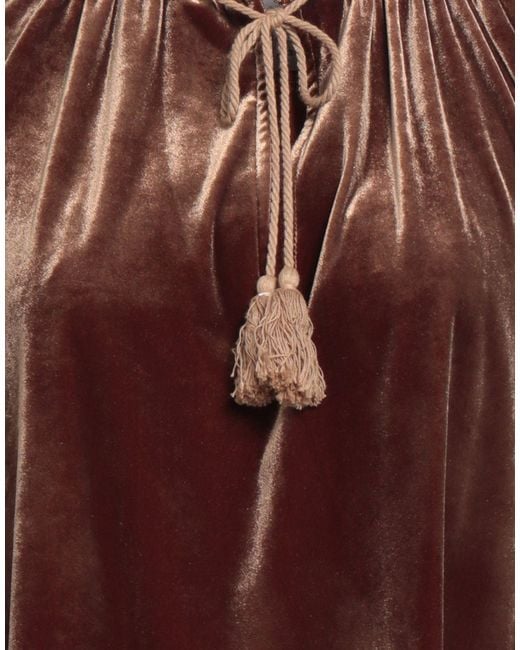 Compagnia Italiana Brown Top Polyester, Elastane