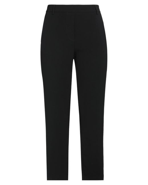 RUE DU BAC Black Pants Polyester, Elastane