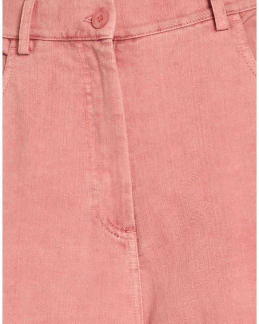 Aviu Pink Jeans Cotton, Polyester, Elastane
