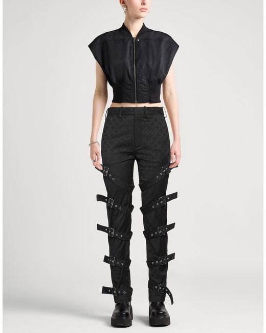 Charles Jeffrey Black Pants Recycled Polyester, Viscose, Elastane