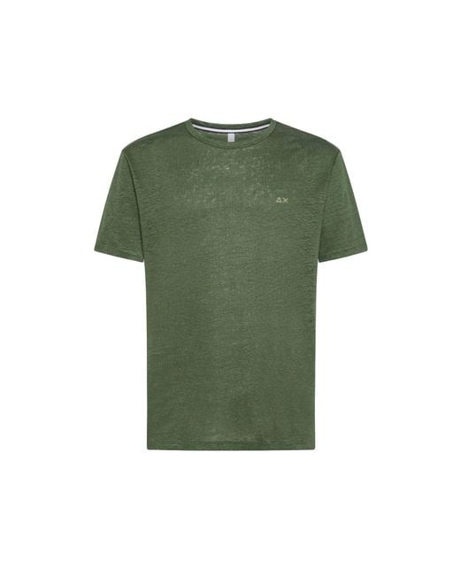 T-shirt di Sun 68 in Green da Uomo