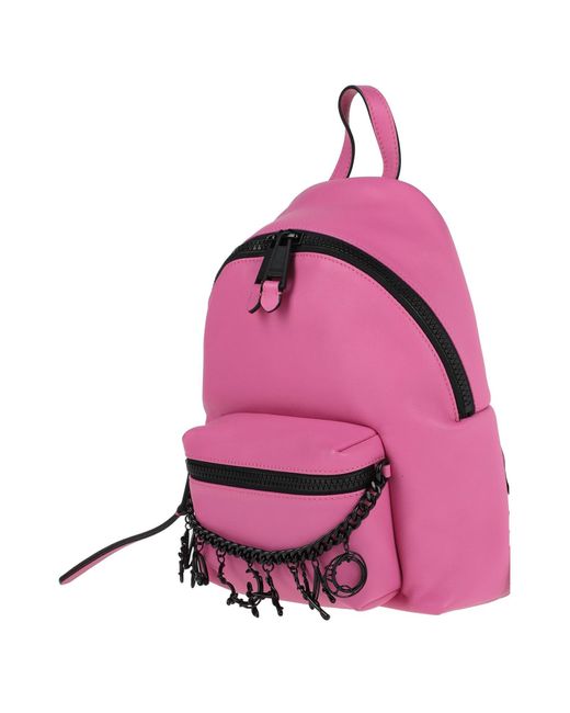 moschino pink backpack
