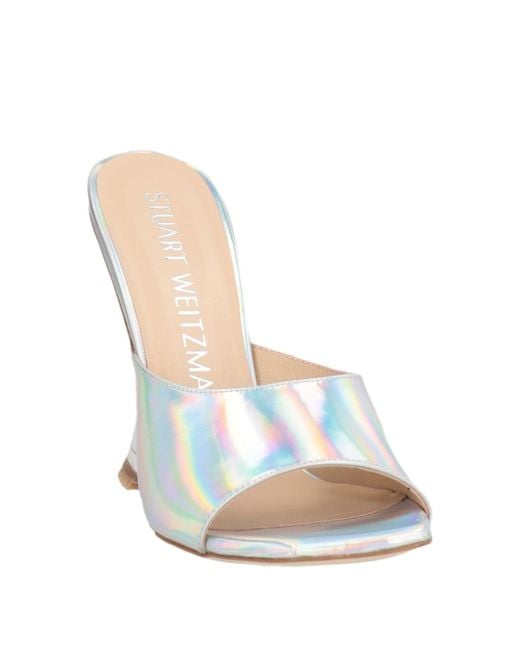 Stuart Weitzman White Sandale