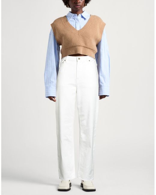 Golden Goose Deluxe Brand White Jeans Cotton