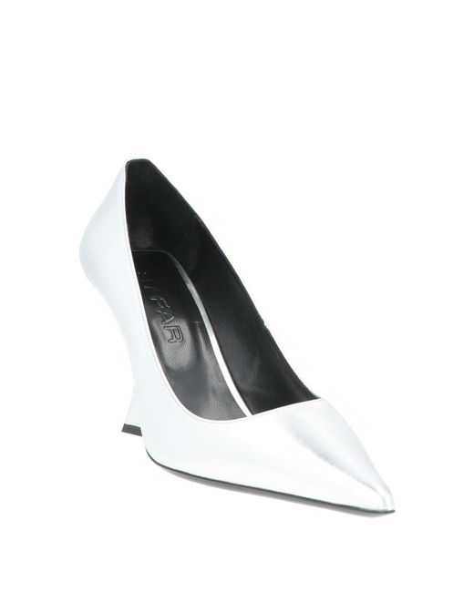By Far White Pumps Leather