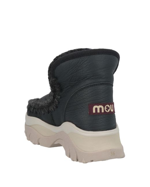 Mou Black Ankle Boots
