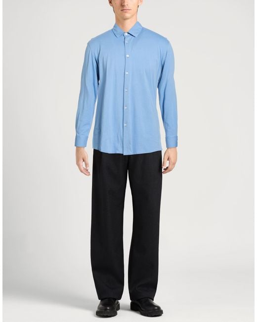 Daniele Alessandrini Blue Shirt for men