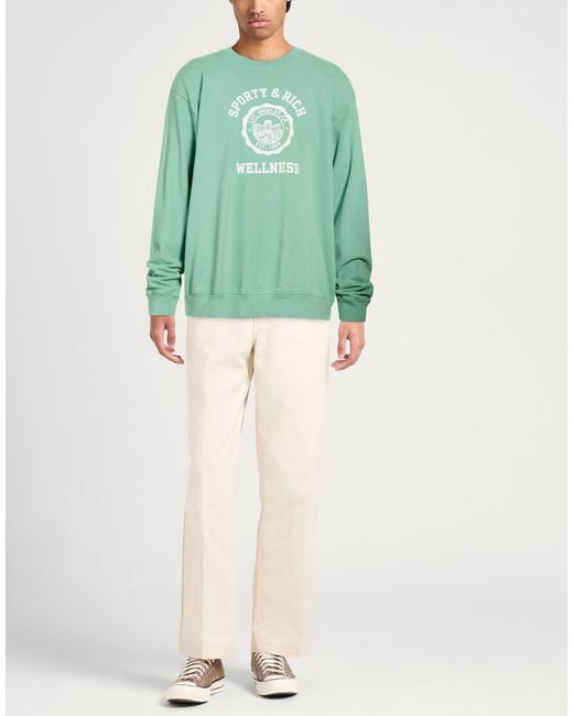 Sporty & Rich Green Sweatshirt for men