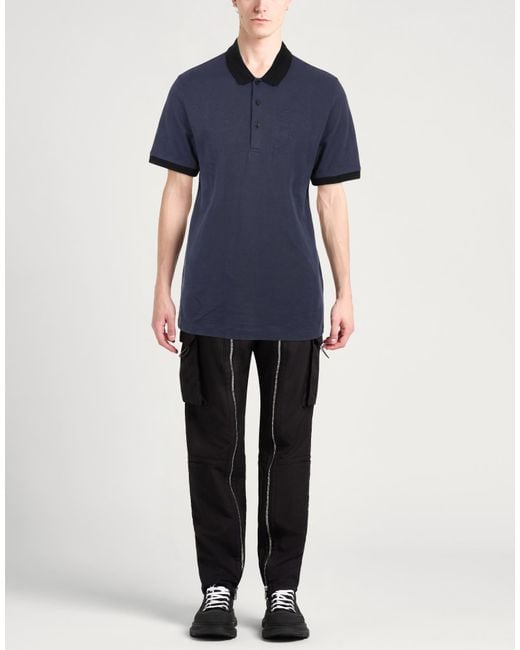Polo Versace de hombre de color Blue