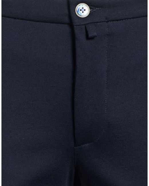 Barbati Blue Midnight Pants Viscose, Polyamide, Elastane for men