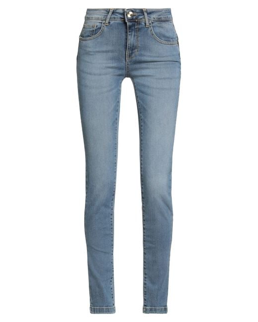 Kocca Women's Blue Jeans Cotton, Elastane
