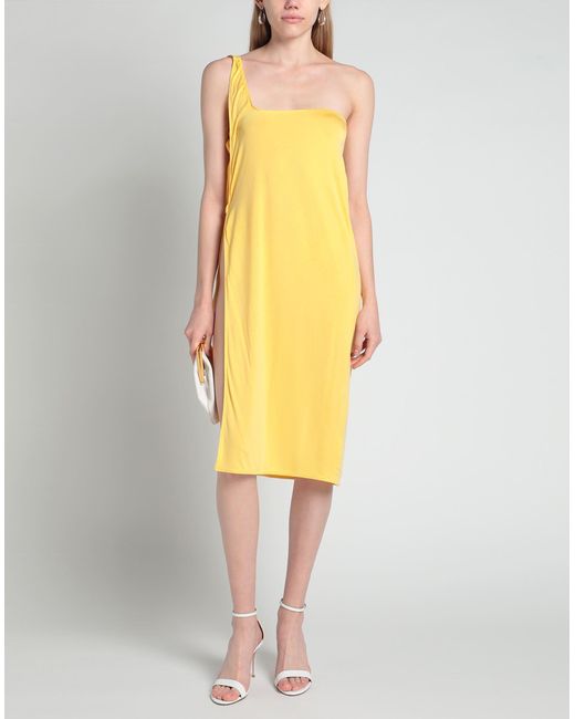 Jacquemus Yellow Midi Dress