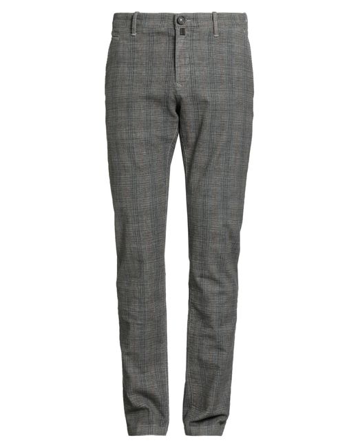 Jacob Cohen Gray Pants Cotton, Elastane for men
