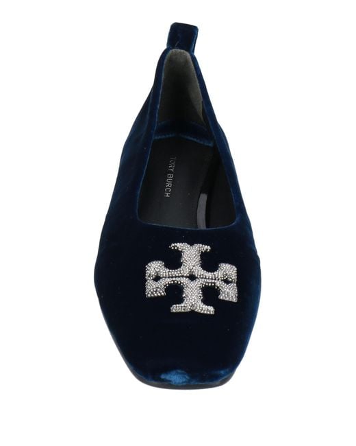 Tory Burch Blue Ballet Flats
