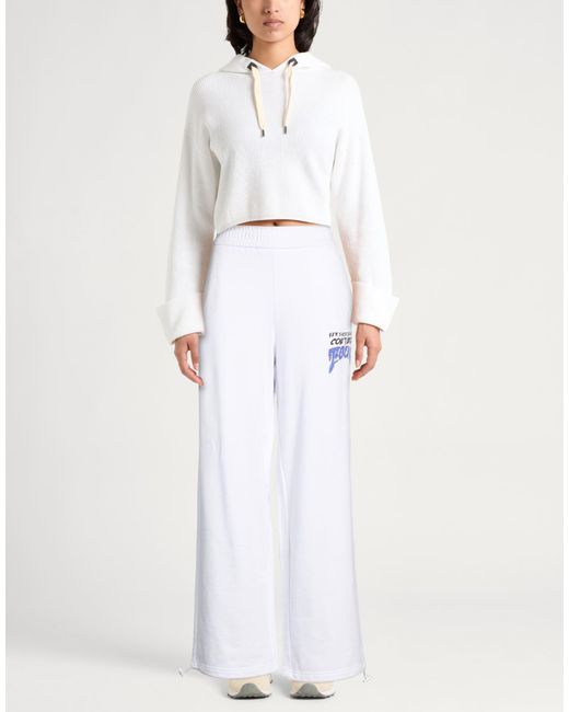 Versace Jeans Couture White Pants Cotton