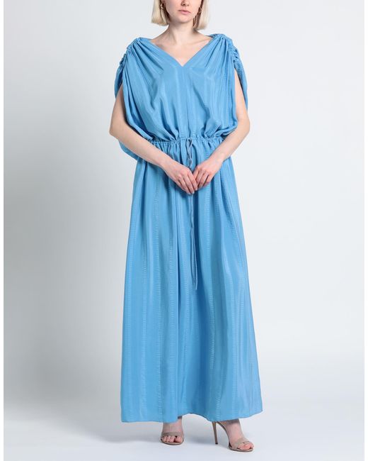 Stella McCartney Blue Long Dress