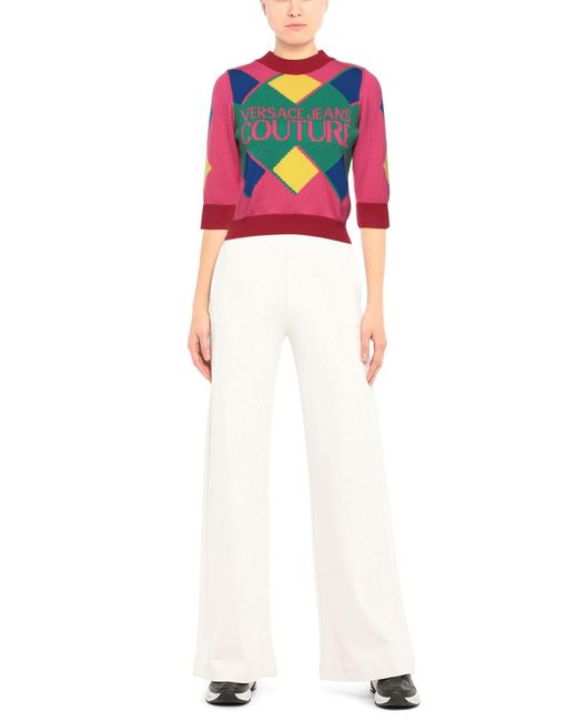 Versace Jeans Couture Pink Sweater Cotton