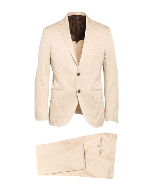 L.b.m. 1911 Natural Suit Cotton for men