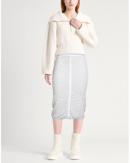 Iceberg White Midi Skirt