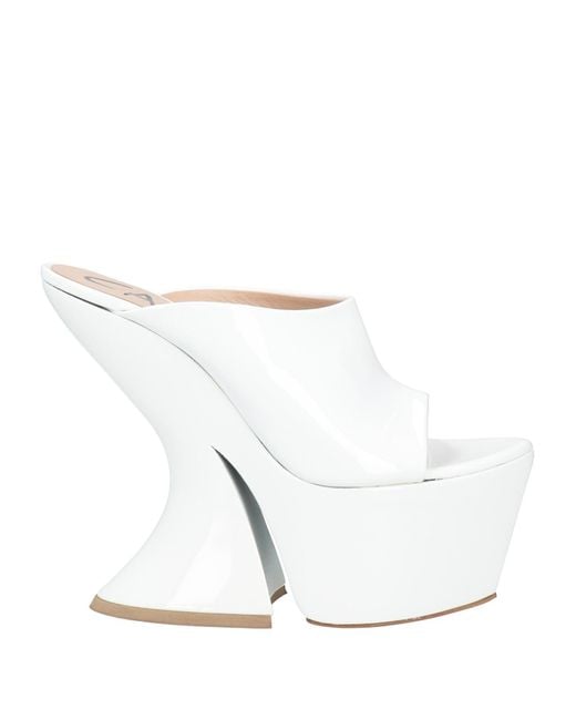 Casadei White Sandals