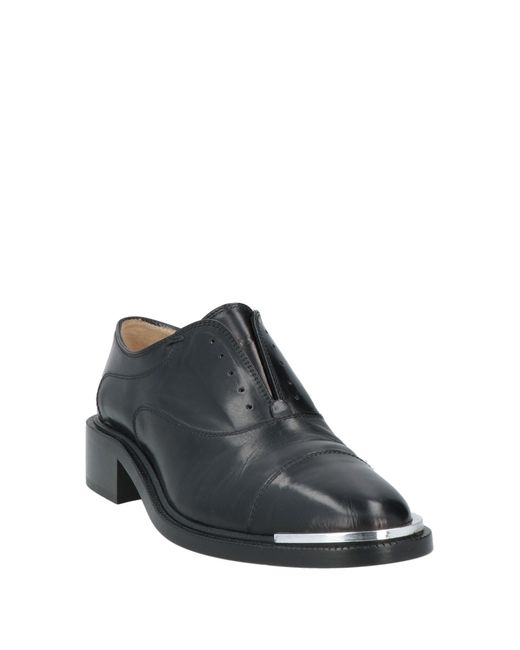 Barbara Bui Black Lace-Up Shoes Leather