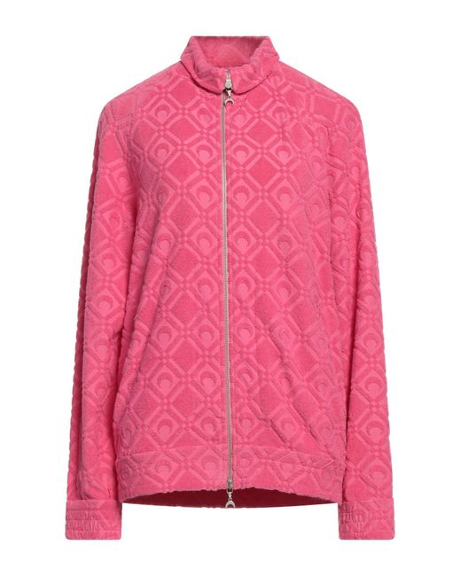 MARINE SERRE Pink Sweatshirt